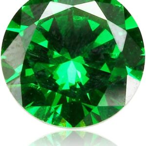 Esmeralda natural 3,15 ct redonda 8 mm calidad VVS