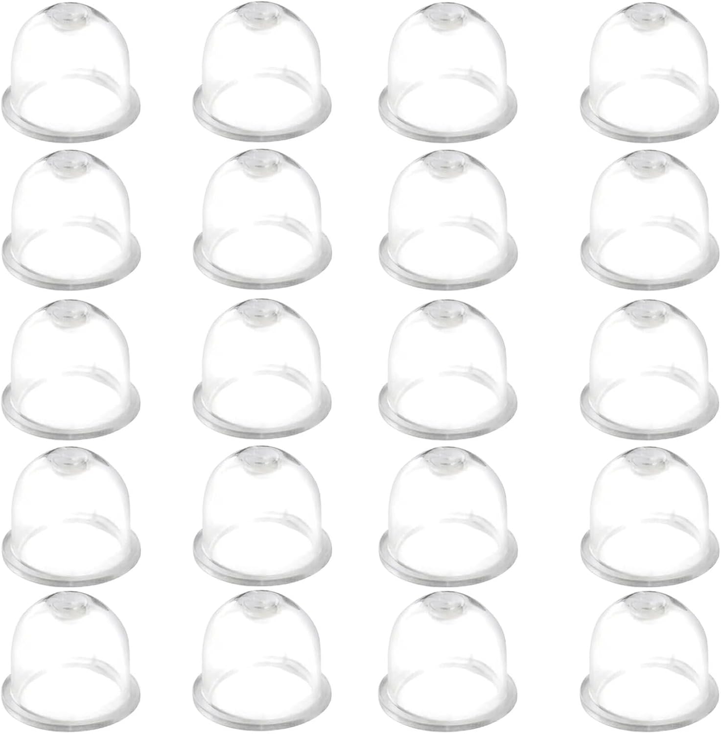 20 Bombillas cebador carburador 19 mm para motosierra y desbrozadora MNYXIS
