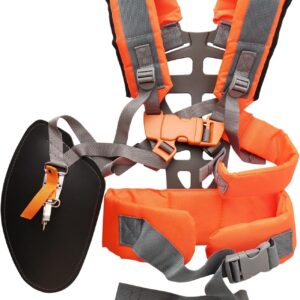 Arnés ajustable para desbrozadora universal acolchado