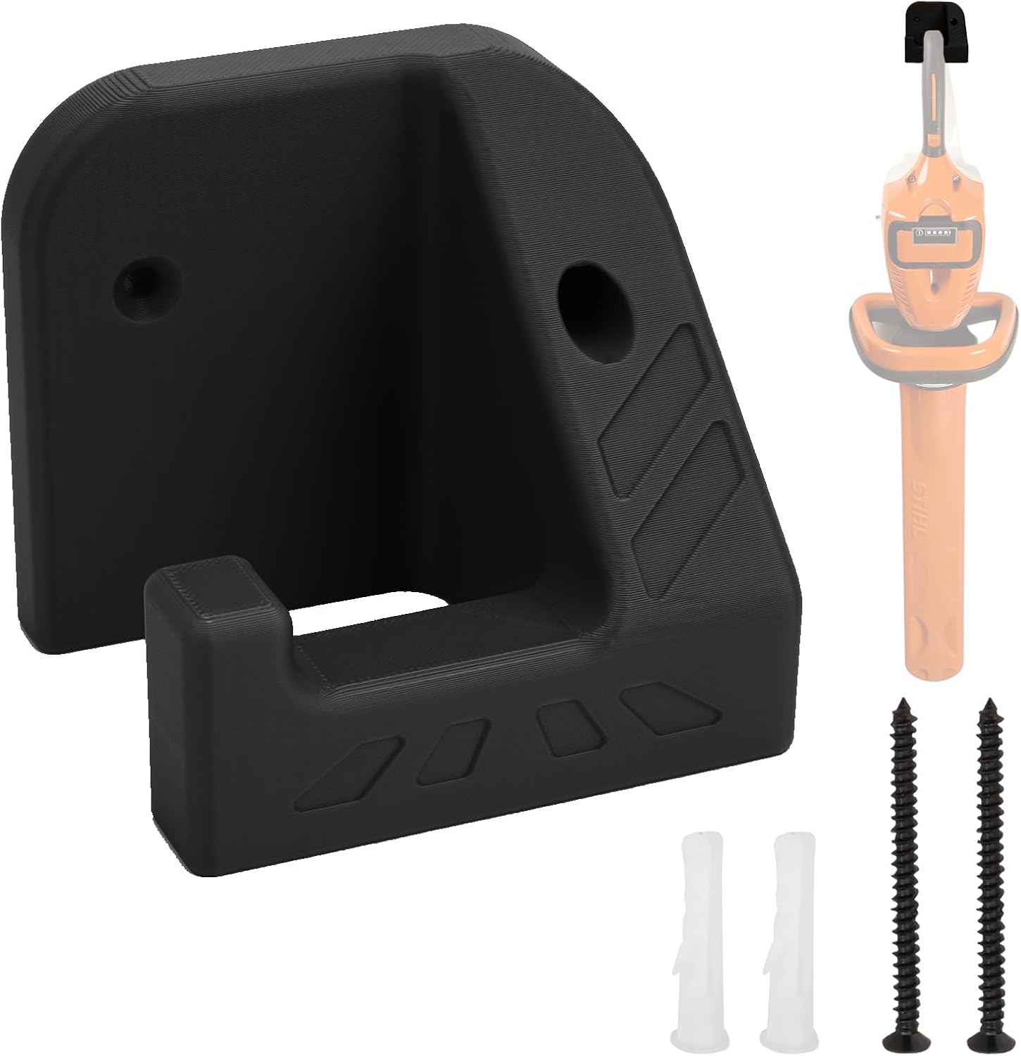Soporte pared para cortasetos Stihl HSA (negro)