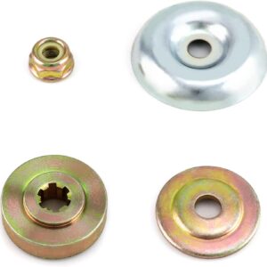 Kit fijación cuchilla desbrozadora QWORK M10 rosca izquierda