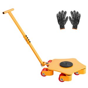 Plataforma rodante VEVOR 3991 kg, 5 ruedas giratorias 360°