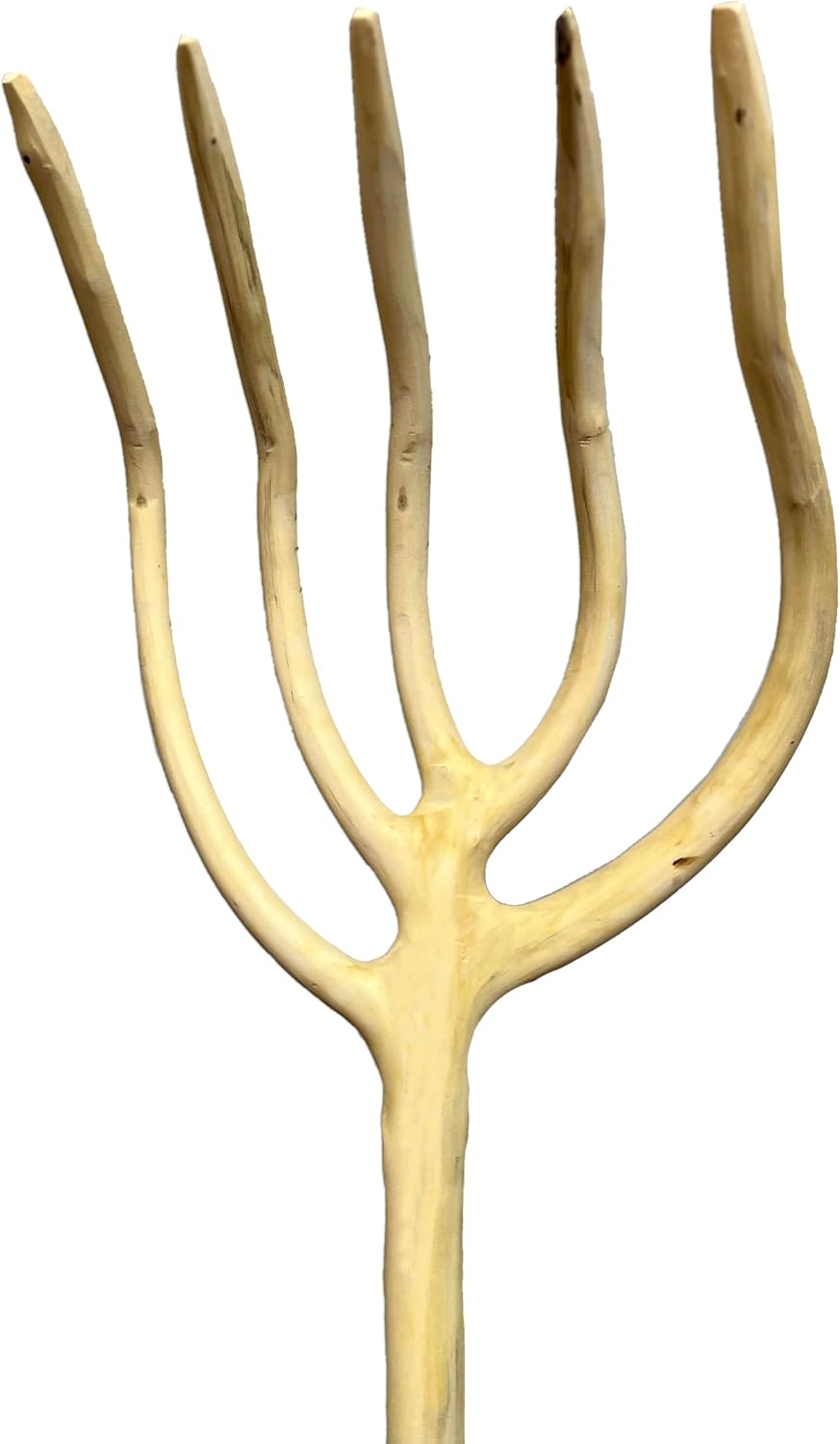 Horca de madera de almez 5 púas – 150 cm – Herramienta resistente