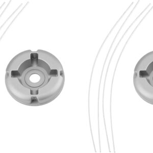 ECSiNG 2 Cabezales de corte para cortacésped, aleación aluminio