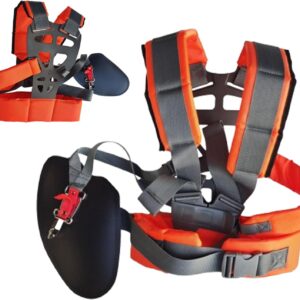 Arnés ajustable para desbrozadora, cómodo y ergonómico