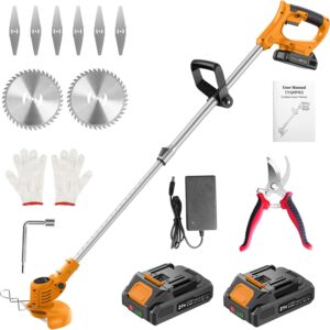 Desbrozadora Batería JYGMPRO 21V 2 Baterías 2000 mAh