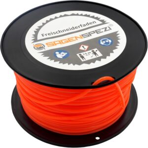 Hilo redondo Sägenspezi 4mm x 100m naranja neón