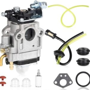 Kit carburador para desbrozadoras 52/49/43 cc con junta y manguera Rackumic