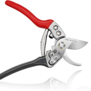 TONMA Tijeras podar Japón 19 cm ergonómicas gris