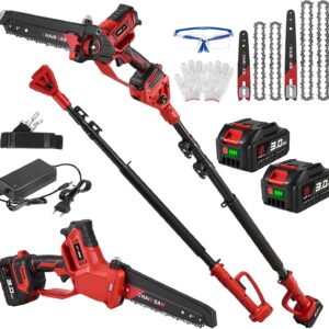 ONEVAN Motosierra Telescópica 4 en 1 a Batería 700W