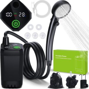 Spopal Ducha Portátil Camping 6000mAh Pantalla Temperatura