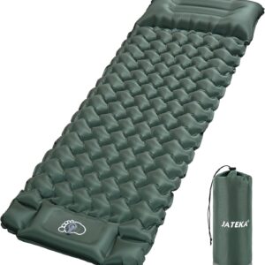 JATEKA Esterilla Camping Inflable Individual con Almohada