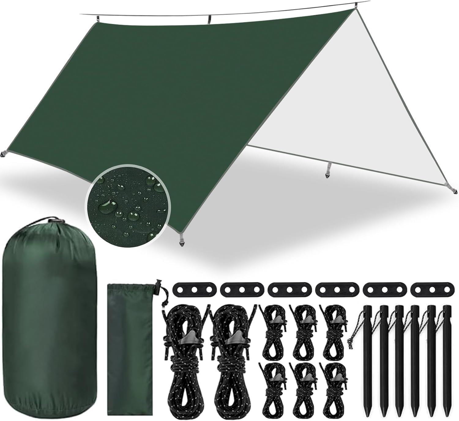 Toldo Impermeable Frasheng 3x3m - Refugio Camping Multiusos