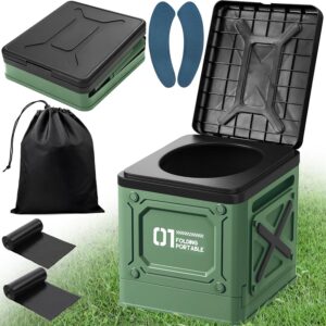 Inodoro Portátil Plegable para Camping y Viajes