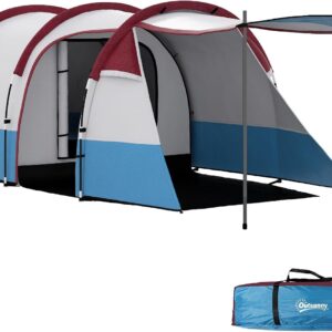 Tienda de campaña Outsunny 2 personas, 2 habitaciones y 2000 mm