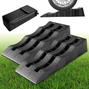 Rampas niveladoras 3 alturas 4/7/10 cm para autocaravana (2 uds.)