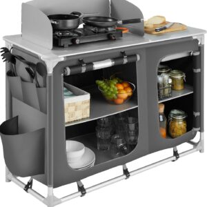 Cocina plegable TecTake para camping y jardín