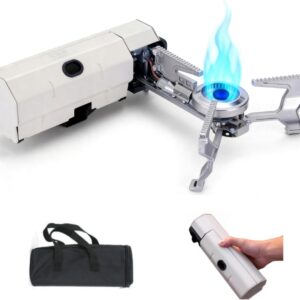 Mini hornillo camping gas 2600W plegable a prueba de viento