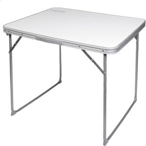 Mesa camping plegable AKTIVE blanco 80x60 cm