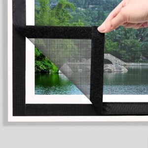 Mosquitera para ventana 60x180 cm negra - Caravana
