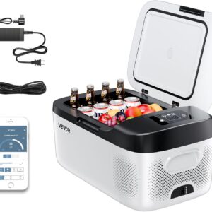 Nevera Portátil VEVOR 15 L con Compresor 12/24V para Coche