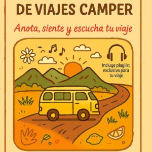 Cuaderno de Viajes Camper: Diario de ruta para tus aventuras