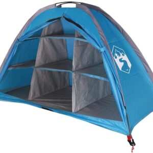 Tienda de almacenaje vidaXL 9 compartimentos impermeable azul