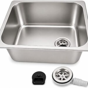Fregadero Camper XENPER 26x32 cm - Desagüe integrado
