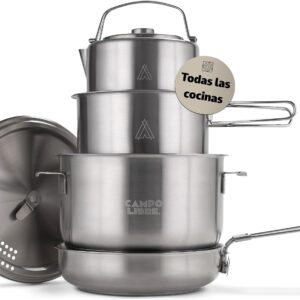 Campo Libre Enzo Juego Cocina Camping 6 Piezas