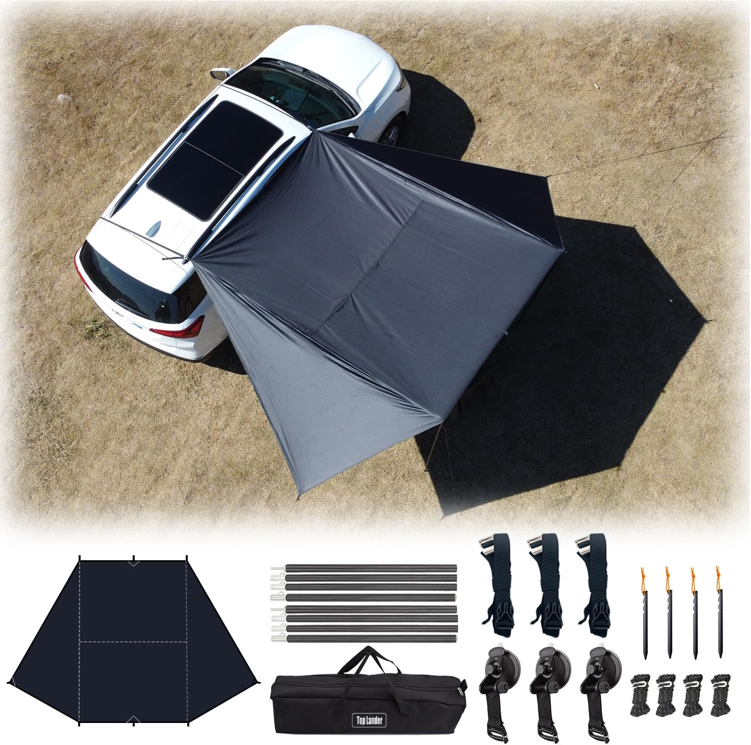 Toldo para coche camping SUV Top Lander UV/impermeable