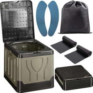 WC Portátil Plegable 150 kg - Ideal para Camping y Emergencias