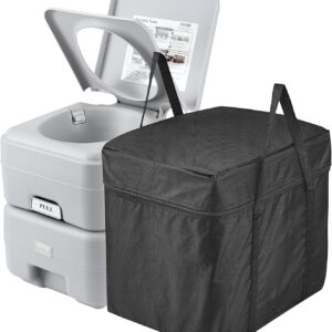 Inodoro portátil VEVOR para camping, 20L + 12L, a prueba de fugas