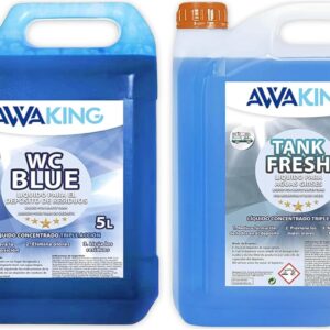 Kit WC Químico Blue 5L + Tank Fresh 5L - Plantawa