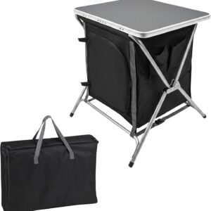 Armario plegable Spetebo de aluminio para camping