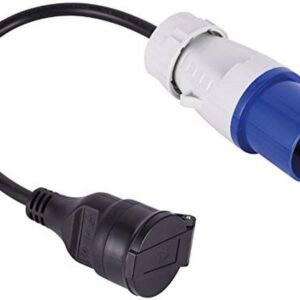 Electraline Adaptador Industrial 900039 Schuko + CEE IP44
