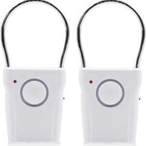 Alarma antirrobo inalámbrica 120 dB para puerta/ventana (2 uds.)