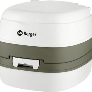BERGER WC portátil gris - Baño químico para camping y furgonetas