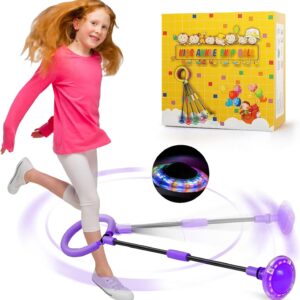 Chimoo Bola de Salto Plegable para Niños 6-9 Años