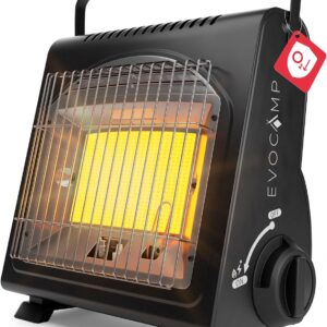EVOCAMP mini calefactor gas butano 1,7 kW portátil