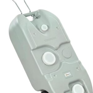 Outsunny Tanque de Agua 40 L con Ruedas y Grifo