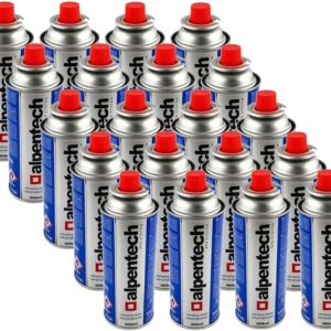 Pack 20 cartuchos butano 250 g Alpentech UN2037