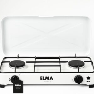 ELMA Cocina Gas Portátil 2 Fuegos – Ideal Camping & Caravanas