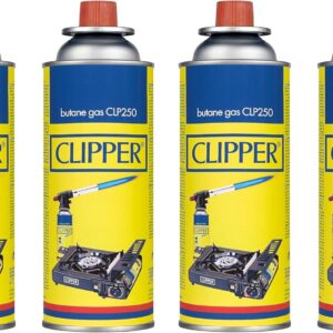 Cartuchos de gas universal Clipper 400ml (4 uds.) - Válvula GLP250