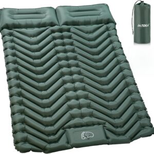 JATEKA Esterilla Camping Inflable Doble 2 Pers - Colchoneta Aire Ultraligera