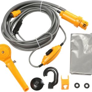 Yusheng Alcachofa ducha portátil 12V para camping