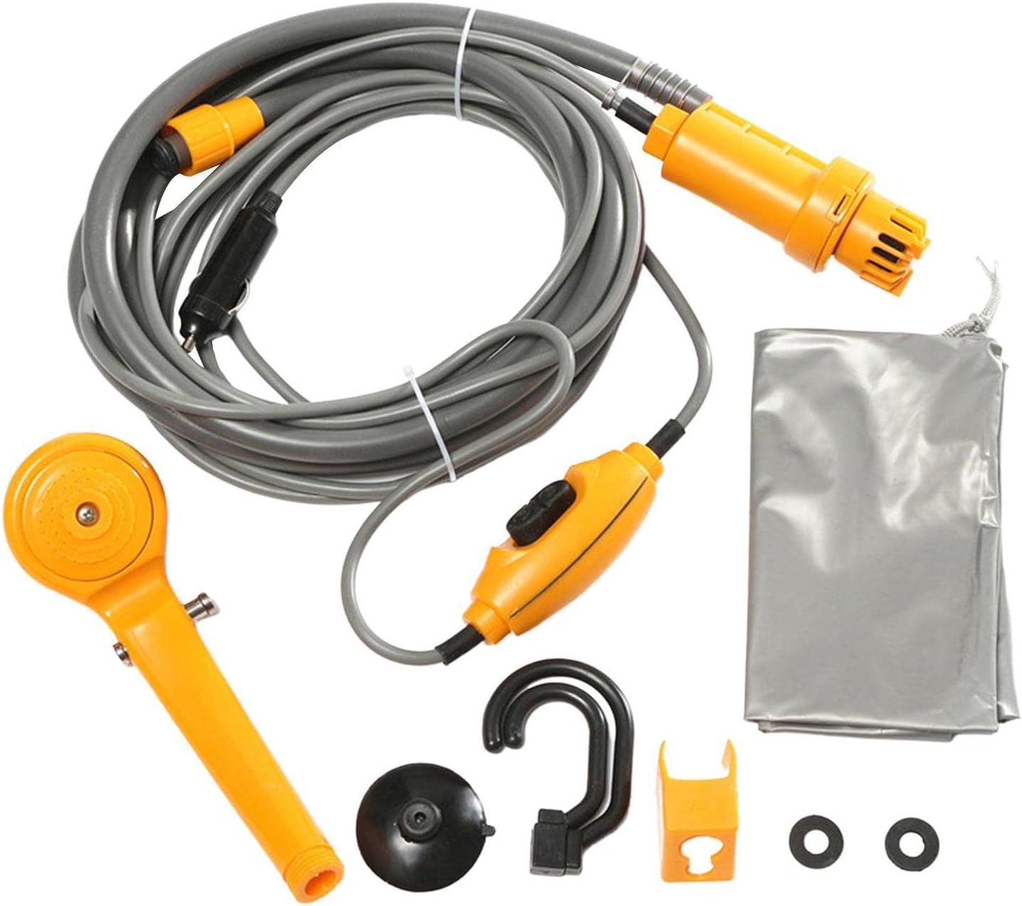 Yusheng Alcachofa ducha portátil 12V para camping