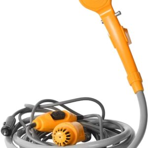 Magiin TEYUCHEZ Naranja Ducha Portátil 12V para Coche 37 cm