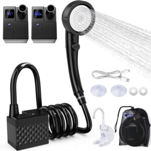 Ducha portátil Cadrim con bomba y 3 modos, ideal para camping