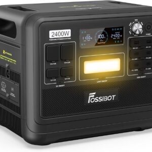 FOSSiBOT F2400 - Generador solar portátil 2048Wh
