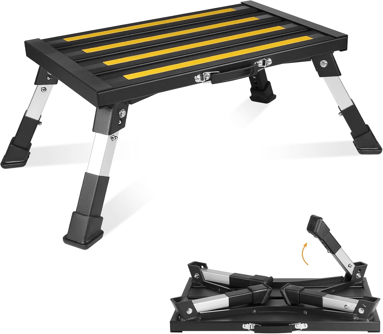 DBREAKS Taburete Plegable 4 Alturas - Caravana y Camping